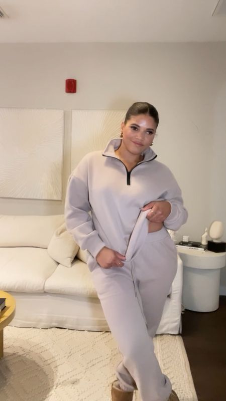 The cutest sweatsuit & teddy coat for this winter 🧸❄️⛄️!! I got a size small in the set! 

#LTKVideo #LTKfindsunder50 #LTKstyletip