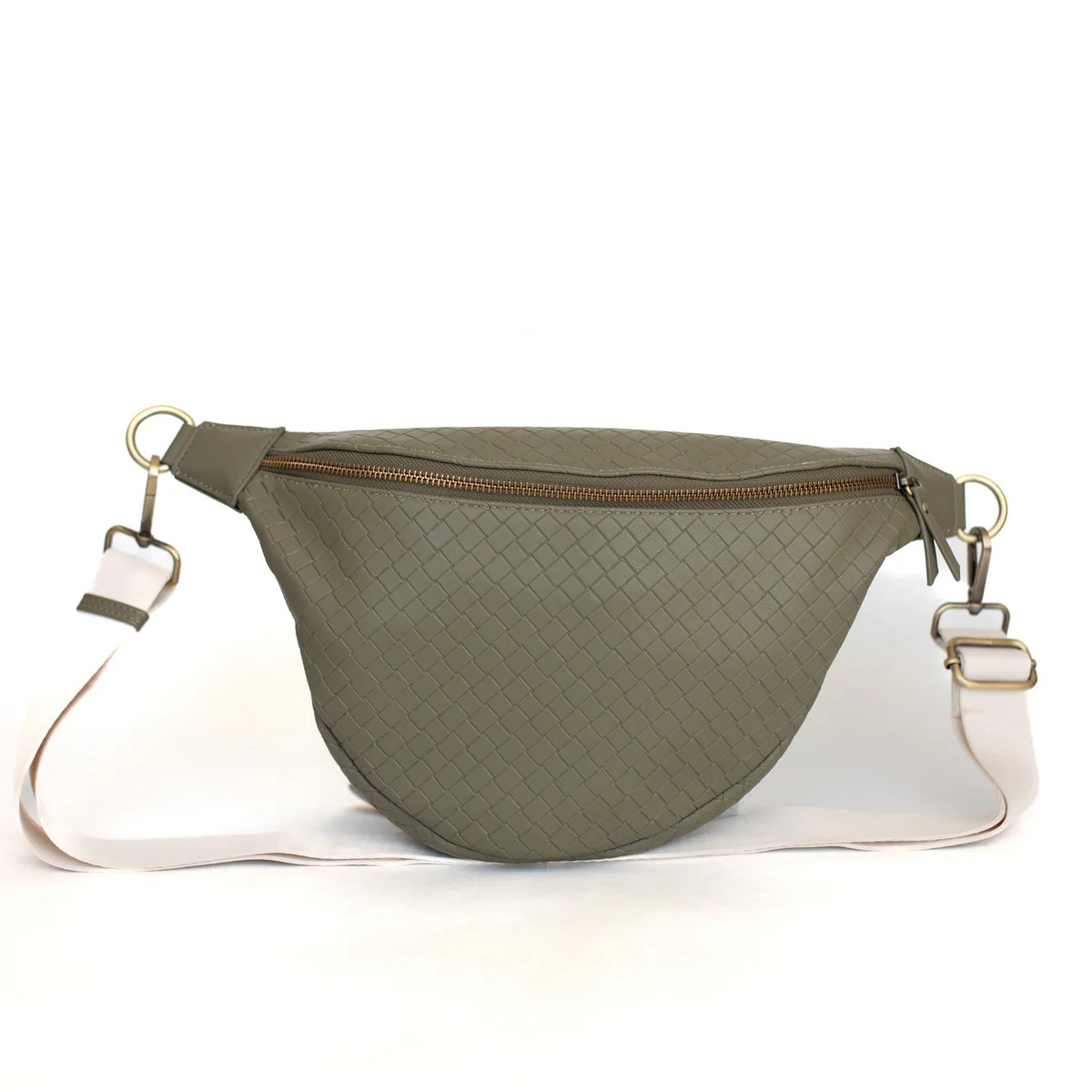 Amy Crossbody Bag | Matcha Everyday Vegan Leather Purse | Pink Cove