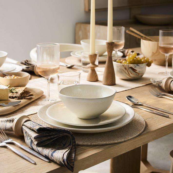 Oyku Stoneware Dinnerware (Set of 16) | West Elm (US)