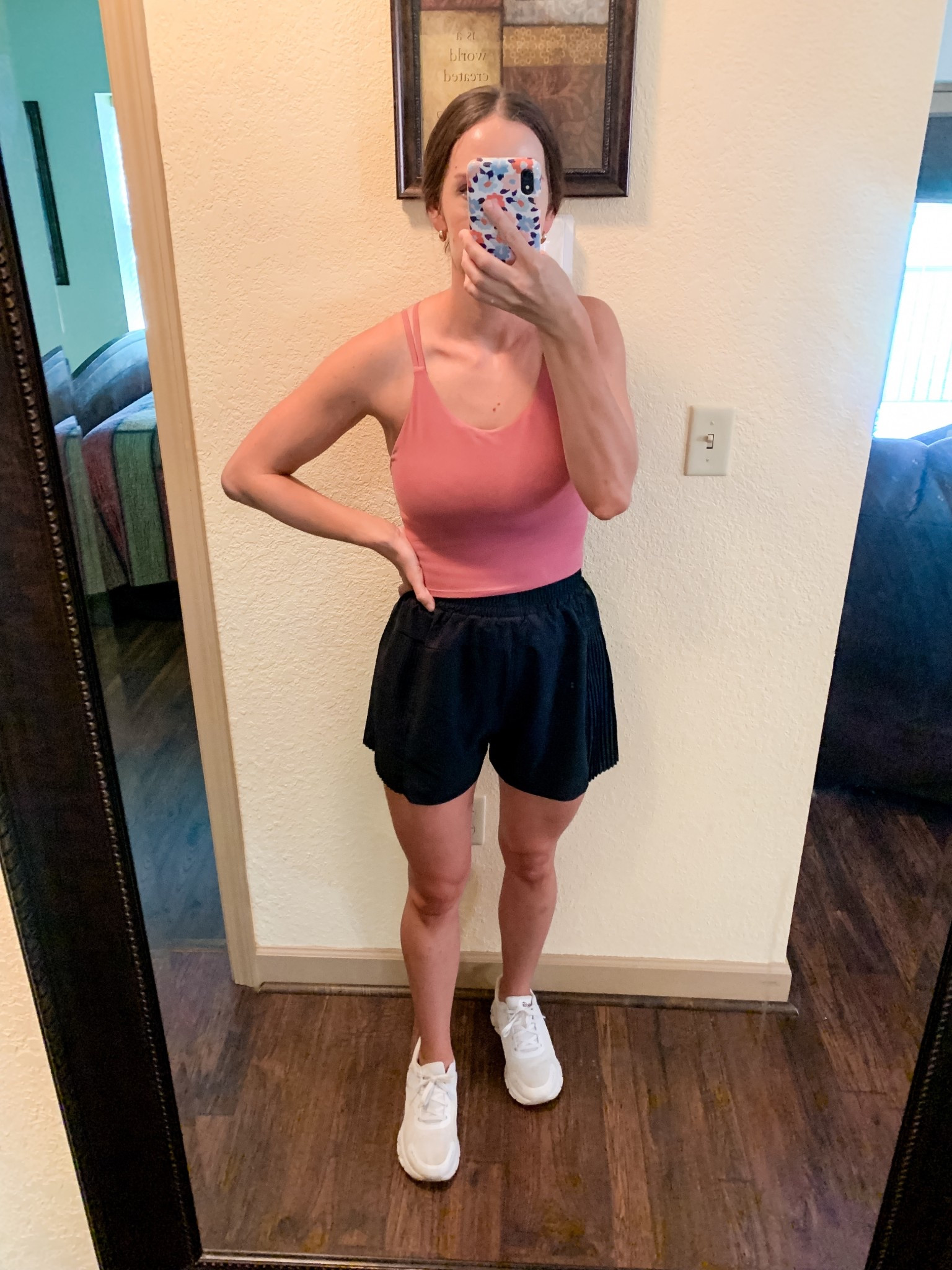 I’m wearing a medium in the tank and linking similar shorts.

activewear, theme park outfit, summer outfit 

#LTKActive #LTKFindsUnder50