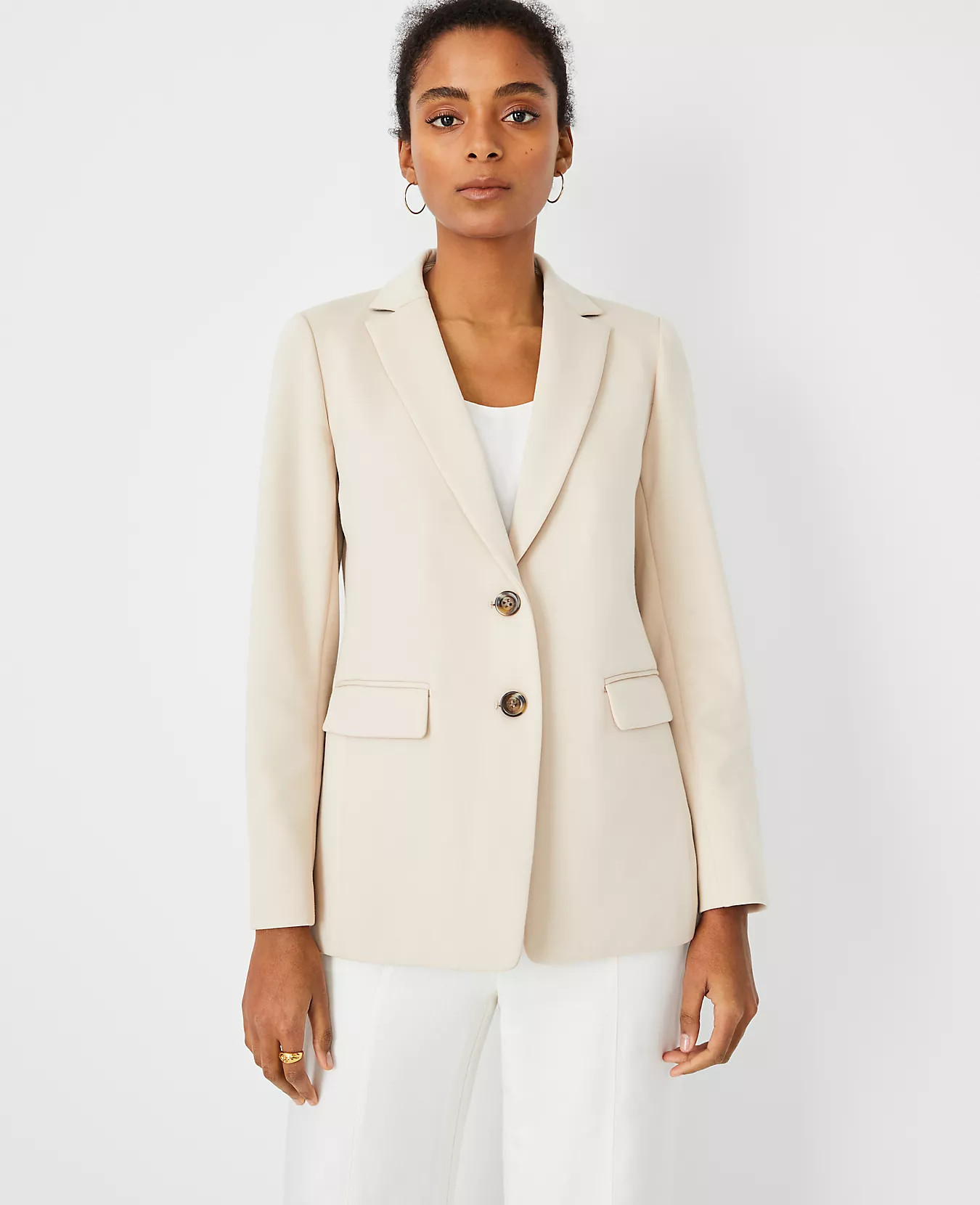Relaxed Straight Blazer | Ann Taylor | Ann Taylor (US)