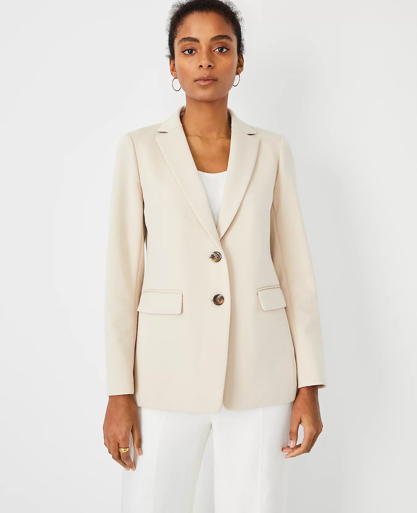 Relaxed Straight Blazer | Ann Taylor | Ann Taylor (US)