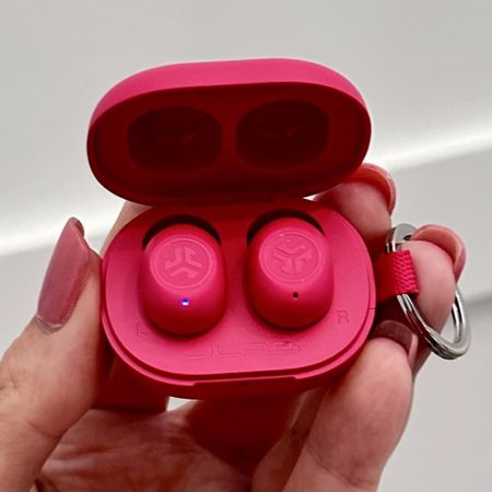 These just came! How stinking cute are these? Jbuds Mini on drop for under $30 today!  They're super compact - I'll post a comparison to the AirPods case below - also like the key ring on them! Sound is great, especially considering price point! The JBuds True Pop are also still under $20  👇! A bunch of colors! The Pop do work independently of one another for that "one bud in" thing we have going over here... very important detail 😂! (#ad)

#LTKFindsUnder50 #LTKFamily #LTKSaleAlert