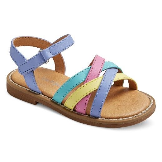 Toddler Girls' Genuine Kids Slide Sandals - Multi-Colored | Target