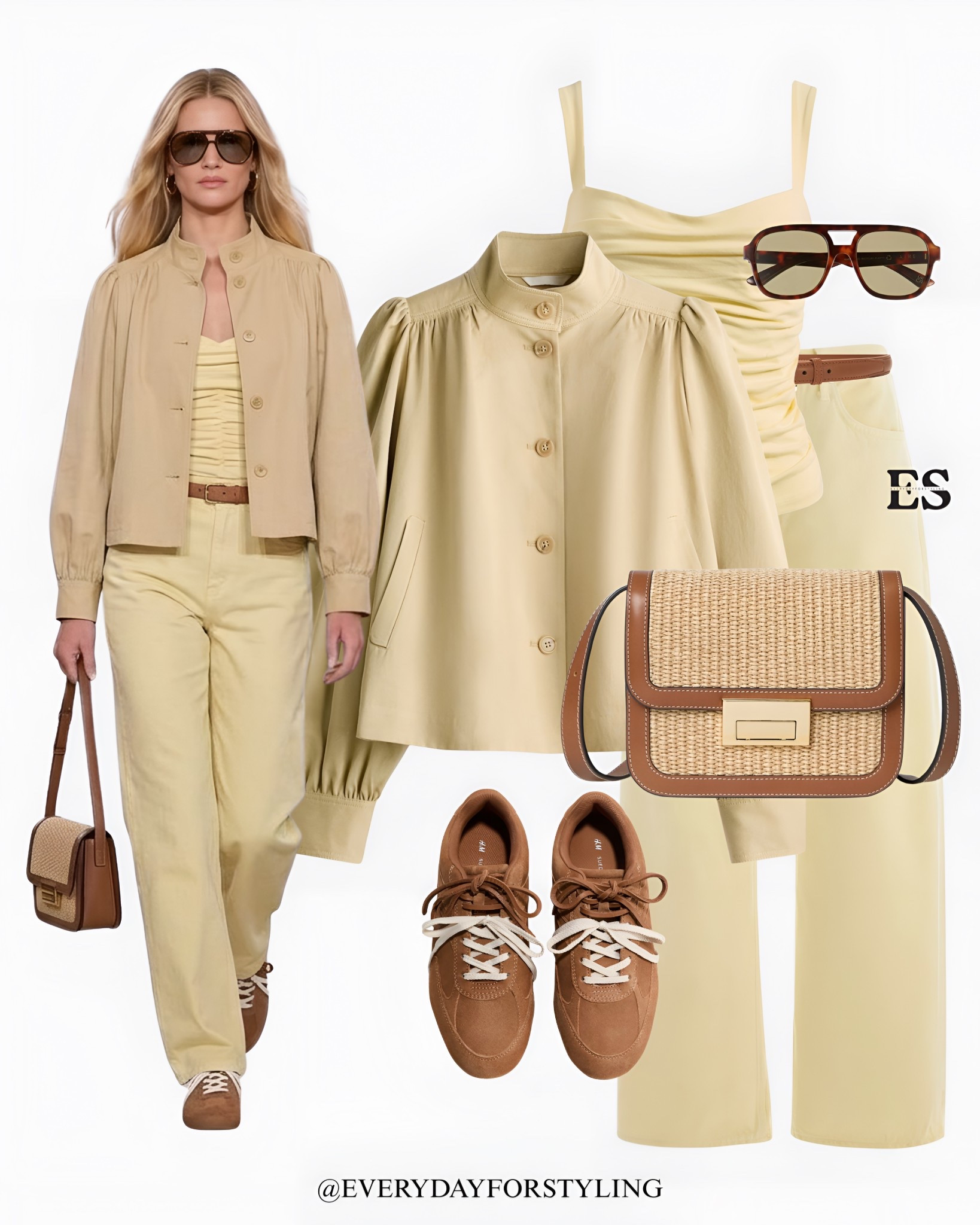 Light neutral jacket outfit for a clean and effortless spring look 💛

butter yellow jeans outfit, butter yellow outfit ideas, spring outfit ideas women, pastel outfit ideas women, yellow jeans styling, casual chic spring outfits, soft color outfits women, spring fashion trends women, everyday outfit inspiration women, casual fashion ideas women, color trend outfits women, modern classic outfits women, aesthetic outfit ideas women, comfortable stylish outfits women, spring casual outfits women, trendy everyday outfits women, light color outfits women spring outfits, spring style, summer outfit ideas, how to wear, what to wear, ways to style, everydayforstyling

#zara #springoutfits, #butteryellowjeans, casualchic, #denimstyle, #outfitinspiration  



#LTKTravel #LTKSpringSale #LTKootd