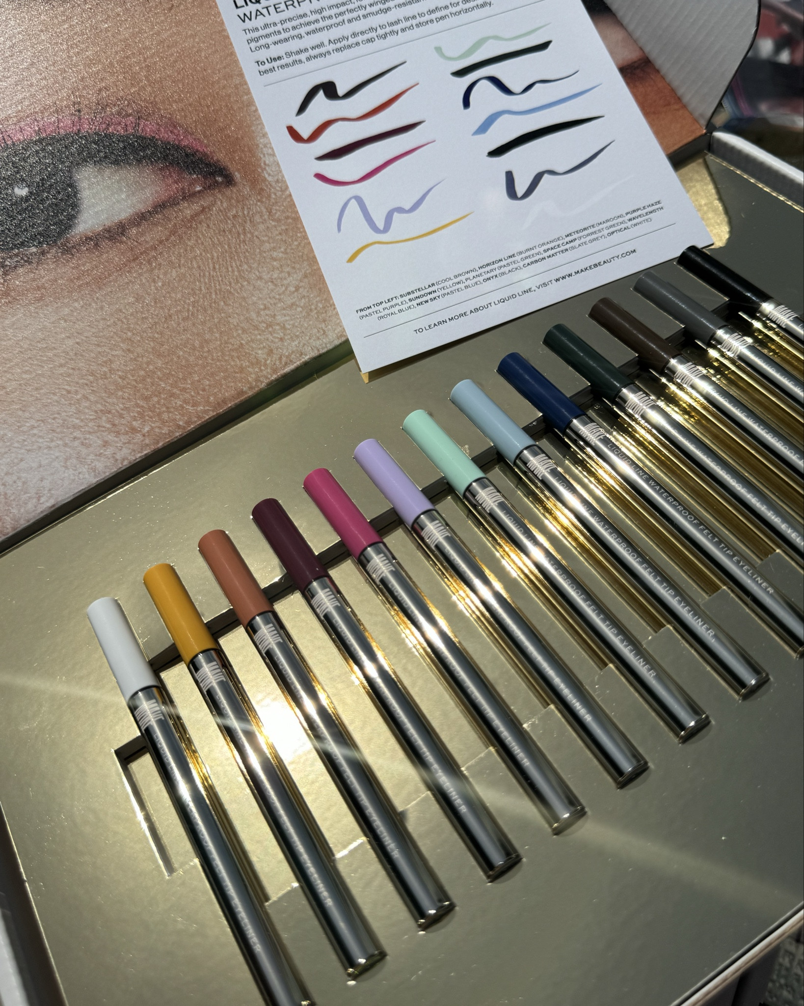 You are going to want these liquid liners…they come in 13 gorgeus shades and are pigmented, smooth and waterproof 👁️ ⚡️Swipe for swatches! 

#LTKfindsunder50 #LTKbeauty #LTKFestival