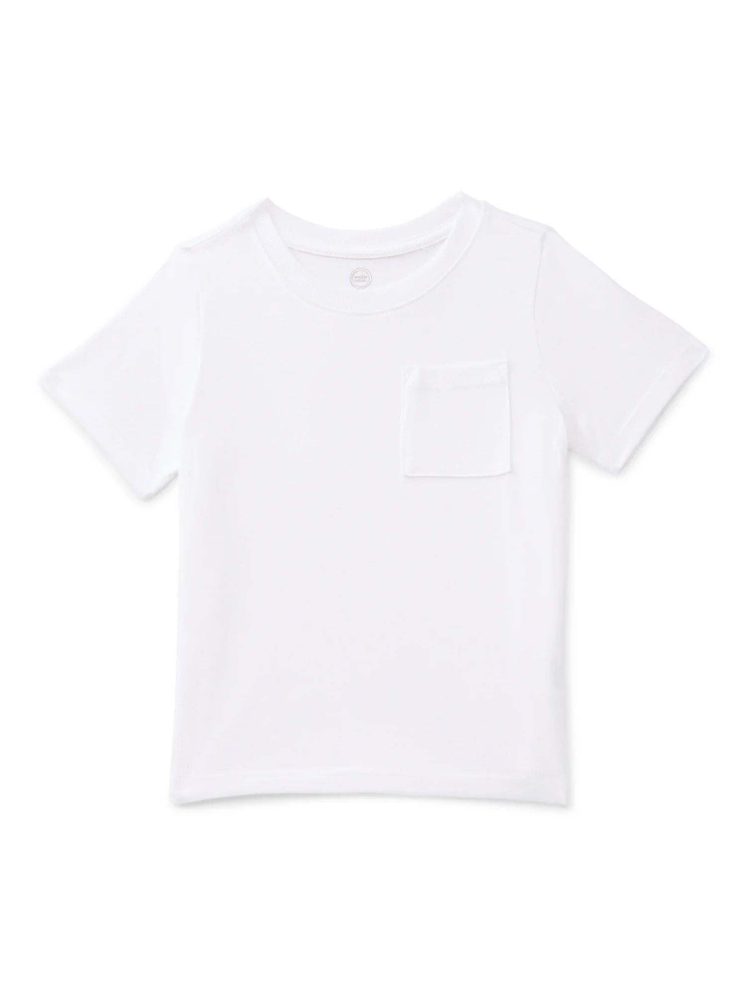 Wonder Nation Toddler Boys' Pocket Tee with Short Sleeves, Size 18M-5T | Walmart (US)