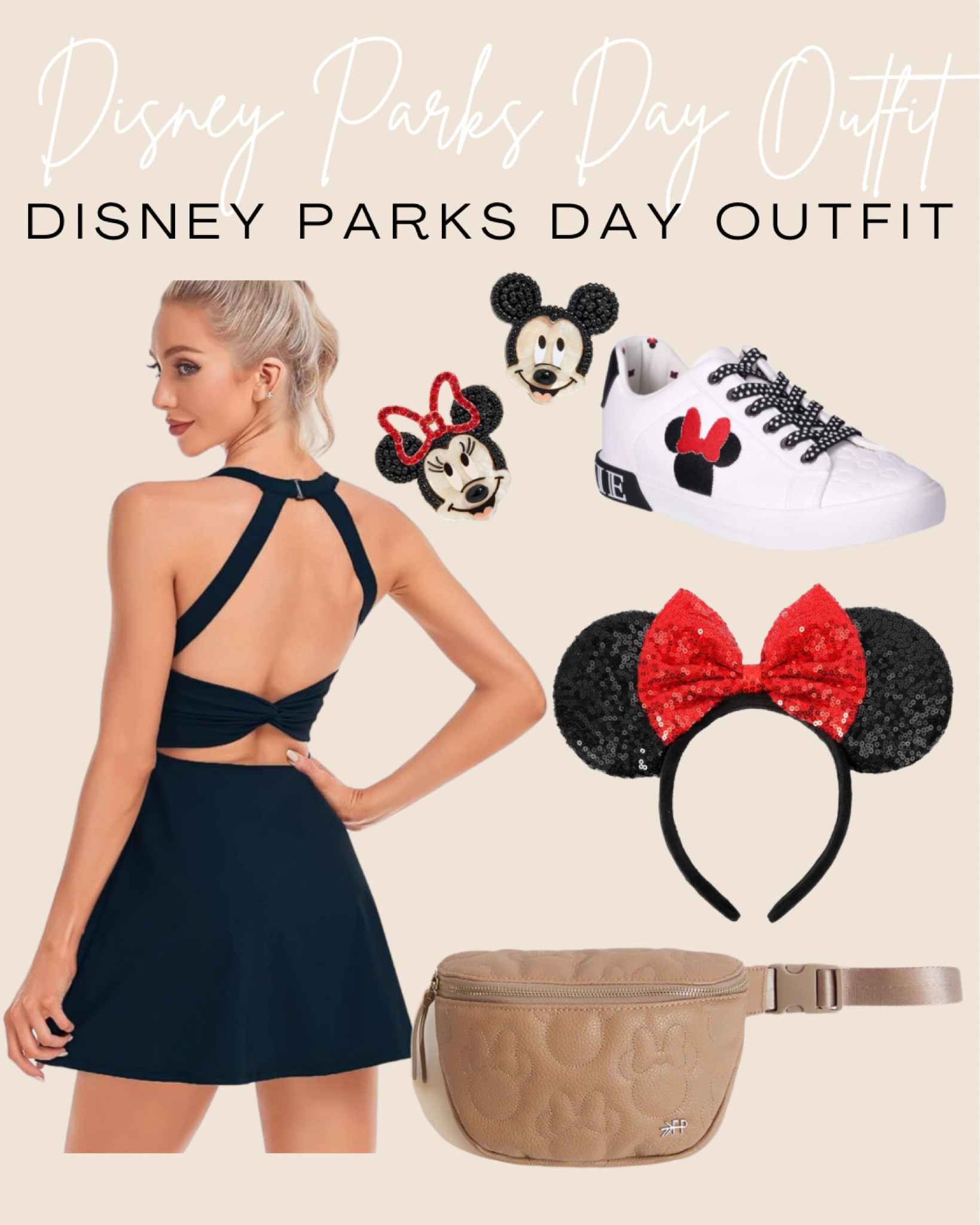 The perfect Disney park day outfit! This tennis dress is so comfy great for a day of walking around Disney. Paired with some of my favorite accessories and all time favorite fanny pack ❤️

#LTKsalealert #LTKfindsunder50 #LTKMostLoved