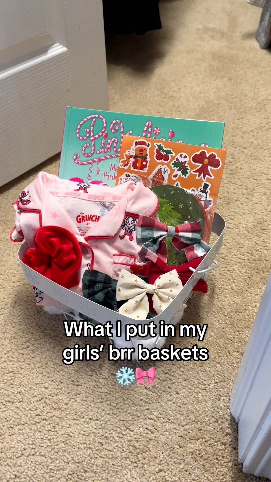 Toddler Christmas “brr basket” ideas ❄️🎄
Everything I used to build my girls’ baskets is linked here: pajamas, bows, books, stickers, and small holiday fillers. Perfect for toddlers, preschoolers, or little girls who love festive surprises.
Great for: Christmas Eve baskets, December 1st baskets, holiday gift ideas, and stocking stuffers.
Shop all items below!




#LTKGiftGuide #LTKHoliday