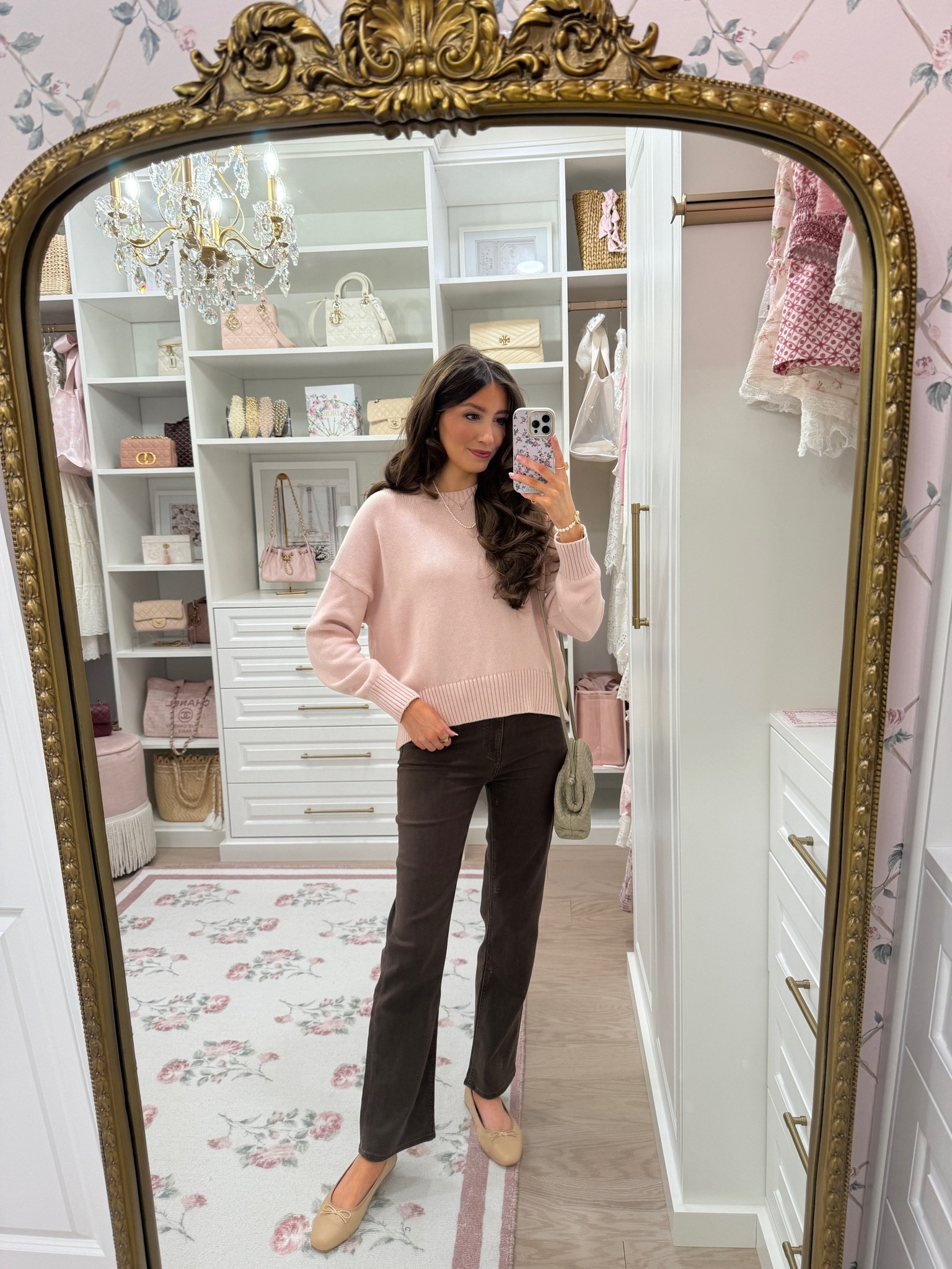 Quince fall outfit idea
Pink and brown
Organic Cotton sweater
@Quince

#LTKootd #LTKSaleAlert #LTKWorkwear
