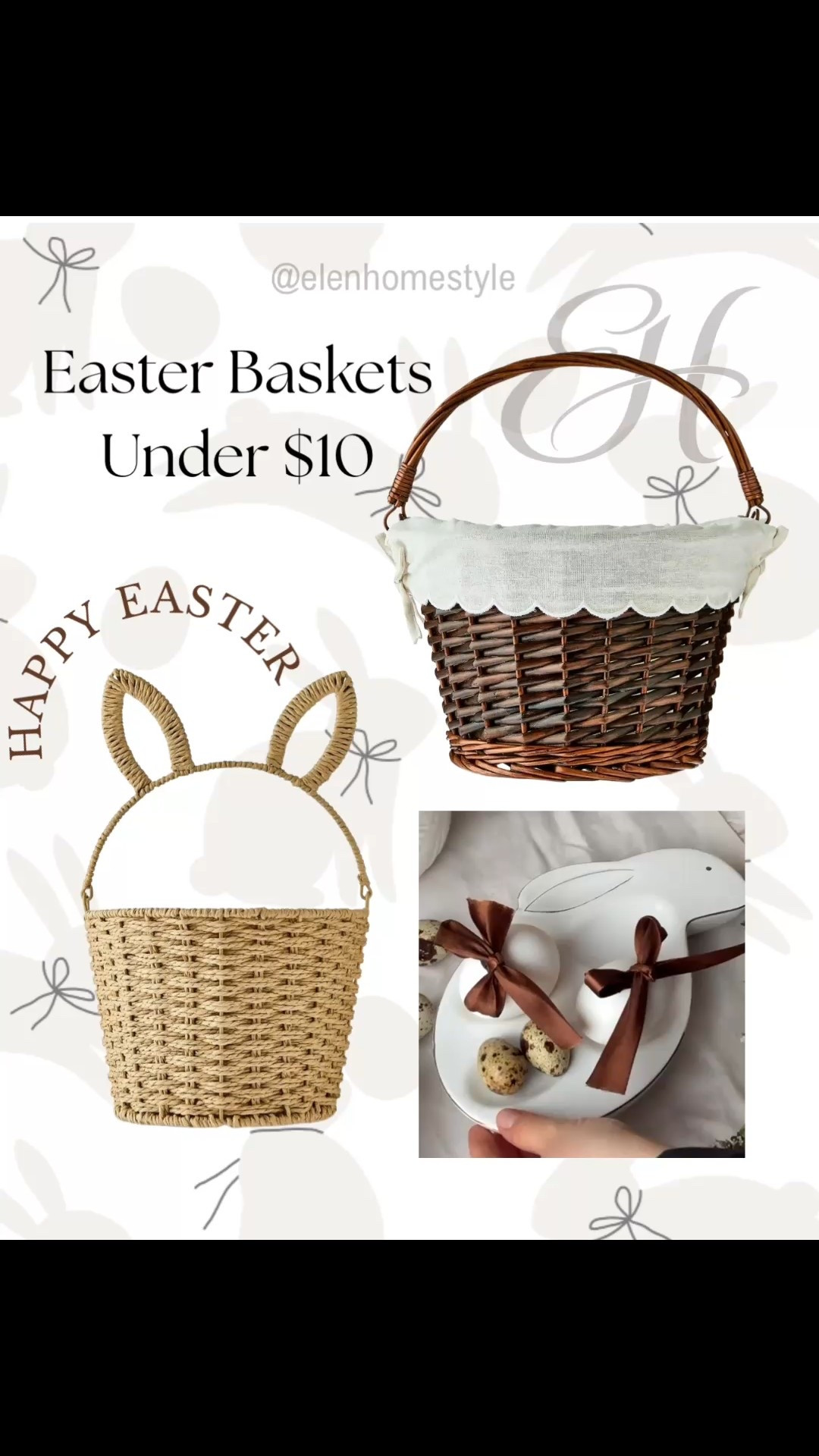 Cute Easter baskets from Walmart — all under $10! Perfect for eggs, small gifts, or spring decor.

#WalmartFinds #EasterDecor #BudgetDecor #EasterBaskets #LTKSpringSale

#LTKHome #LTKHome #LTKU