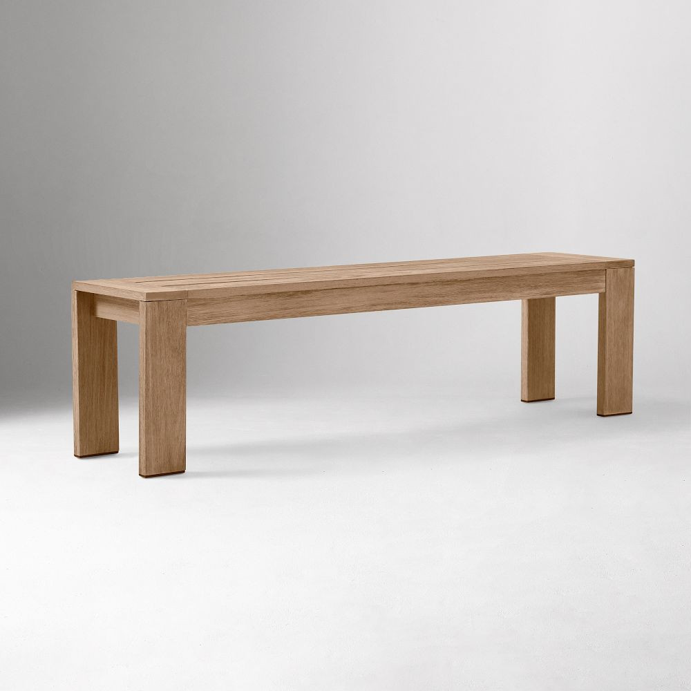Telluride Outdoor Dining Bench (66") | West Elm (US)