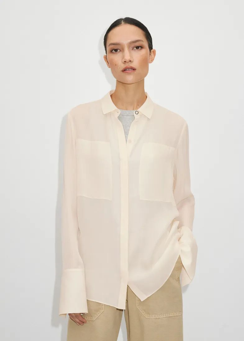 Silk Relaxed Forever Shirt | ME + EM