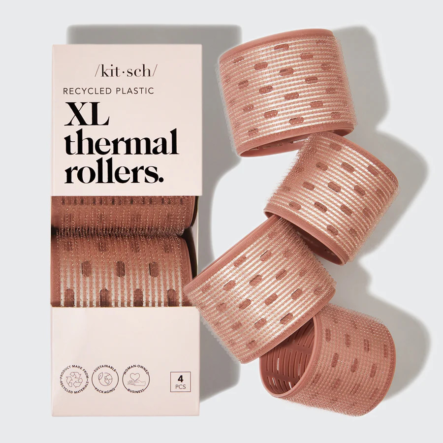 XL Thermal Rollers 4pc Set | KITSCH | Kitsch