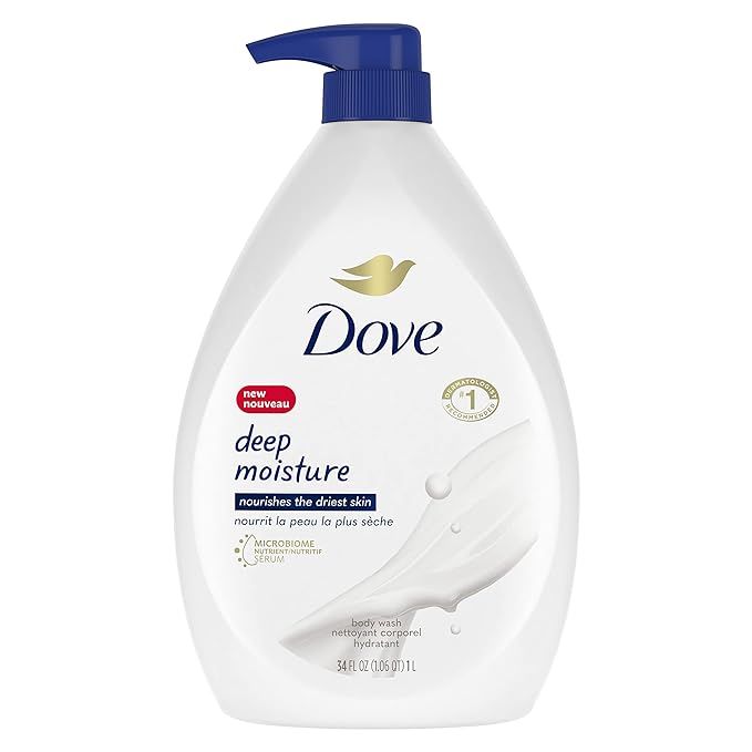 Dove Deep Moisture Body Wash with Pump For Dry Skin Moisturizing Body Wash Cleanser Transforms Ev... | Amazon (US)