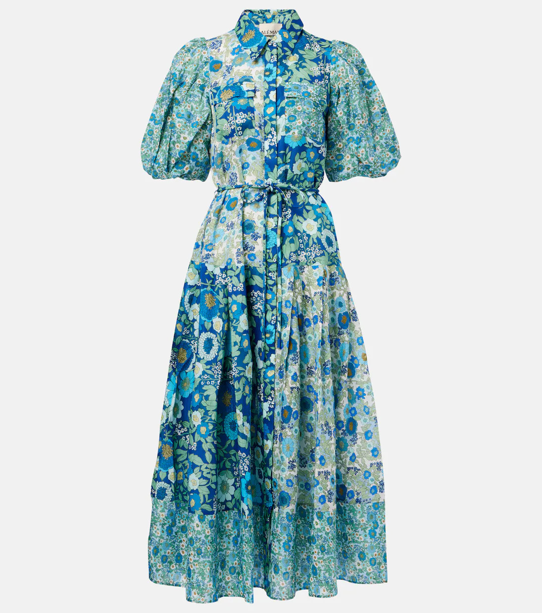 Sacha floral ramie shirt dress | Mytheresa (US/CA)