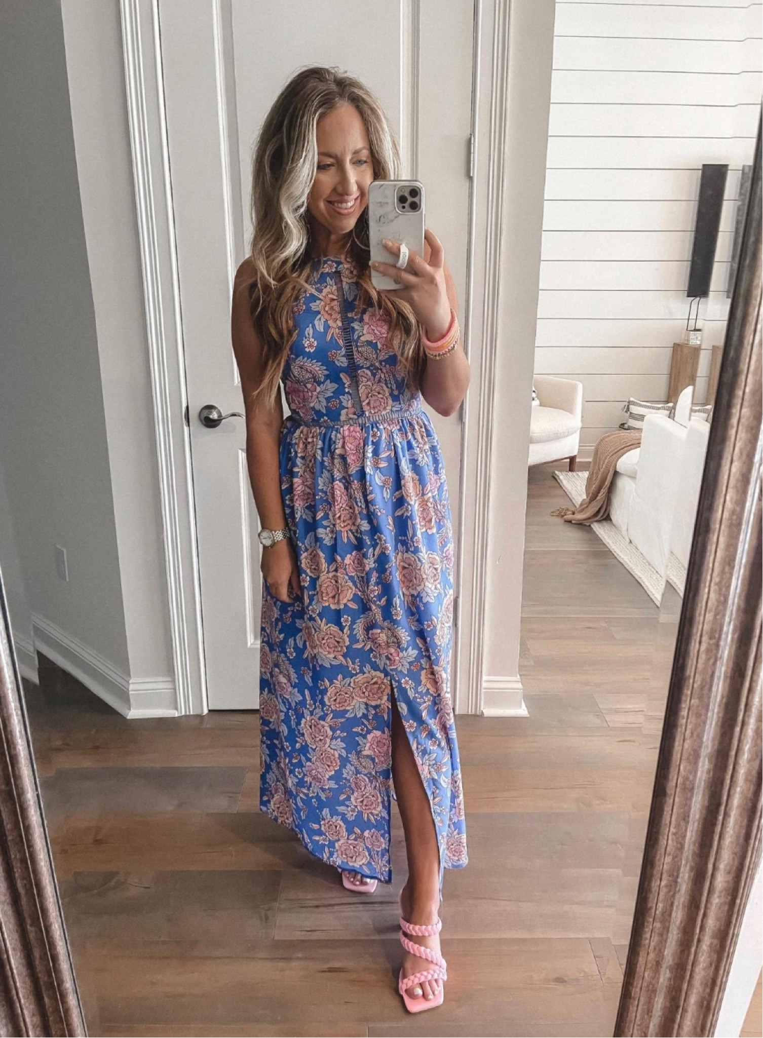 Amazon fashion amazon finds floral maxi dress size small vacation dress resort wear spring dress 

#LTKunder50