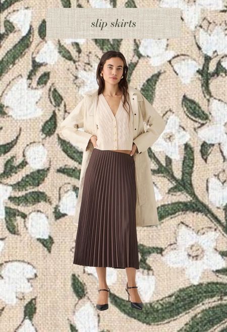 Slip skirts for fall styling and layering 

#LTKunder100 #LTKstyletip #LTKworkwear