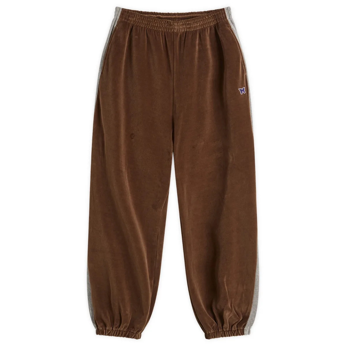 Needles Women's Side Line Sweat Pant in Brown, Size Medium | END. Clothing