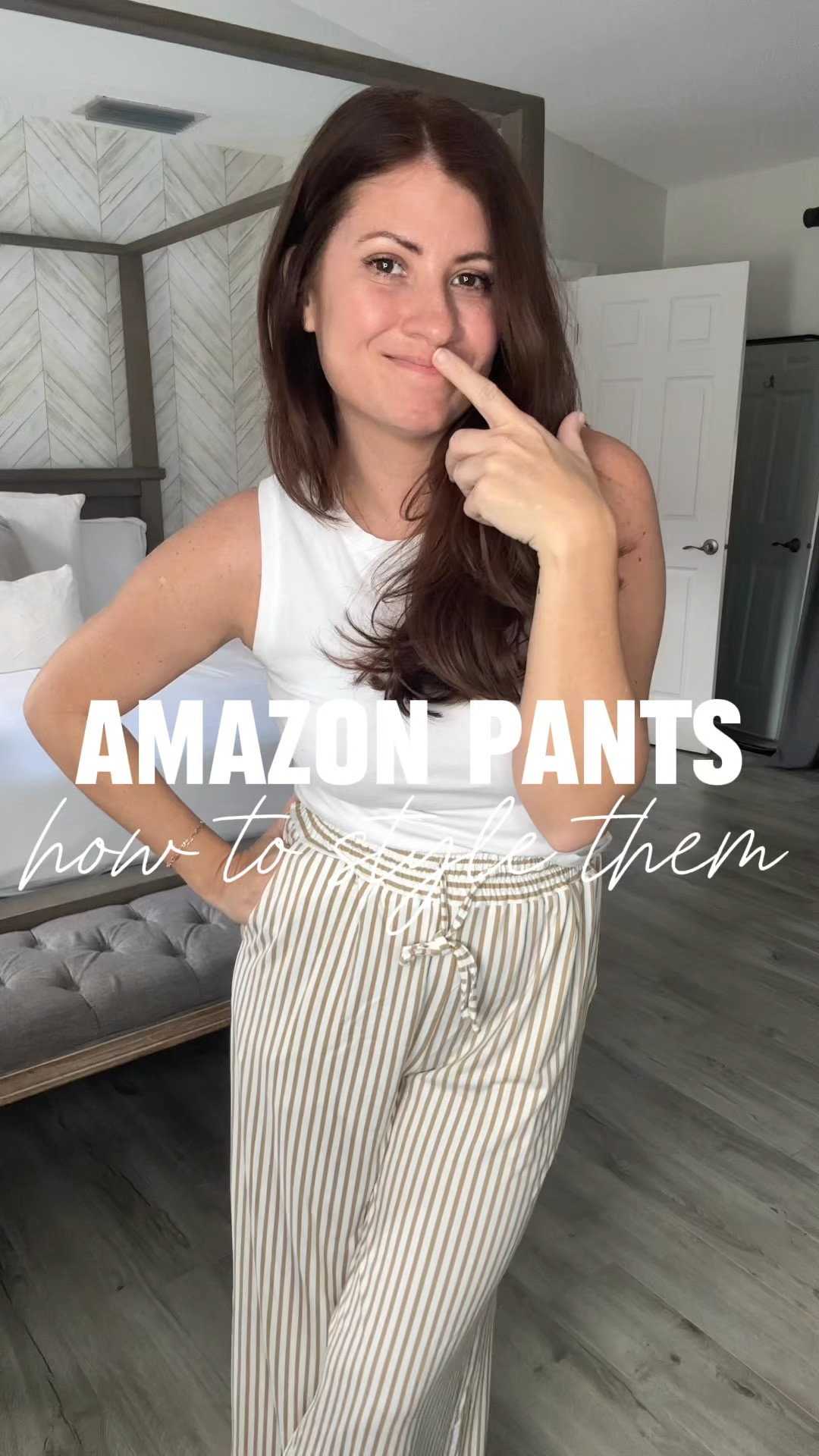 Amazon pants of our DREAMS! 🙌🏼😊😍 you all have been loving these pull on super stretchy, amazingly comfy, Amazon pants just as much as I have! But you’ve had some questions about how to style them and where to wear them! Sharing 3 outfit ideas! Just grab these two other color options!

Follow me for more affordable fashion, and Amazon favorites! 

Wearing: 
Wearing my true size small in the pants 

#LTKWatchNow #LTKOver40 #LTKMostLoved