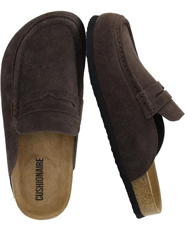 CUSHIONAIRE Fondu Genuine Leather Mule Clogs for Women, Comfortable Slip On Womens Shoes with Pen... | Amazon (US)