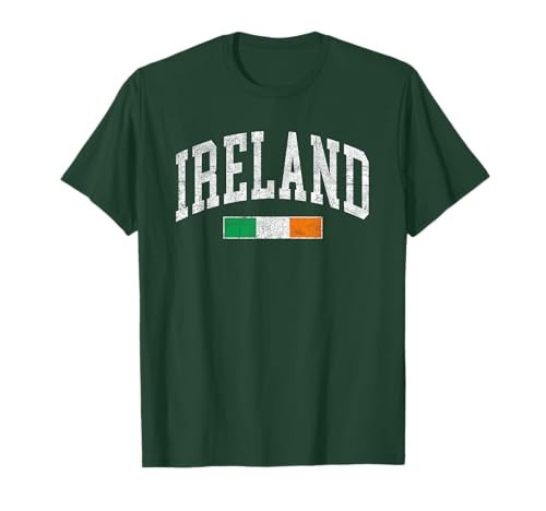 Vintage Ireland Flag Irish Retro Throwback Mens Womens Kids T-Shirt | Amazon (US)
