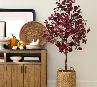 Faux Burgundy Oak Tree - 7' | Pottery Barn (US)