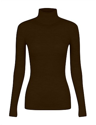 Morrison Morri Merino Rib High Neck | David Jones | David Jones (Australia & New Zealand)