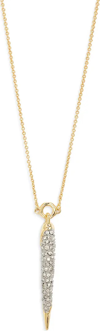 Solanales Crystal Spear Pendant Necklace | Nordstrom