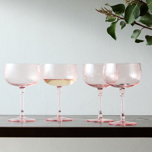 Esme Fluted Champagne Glass Sets | West Elm (US)