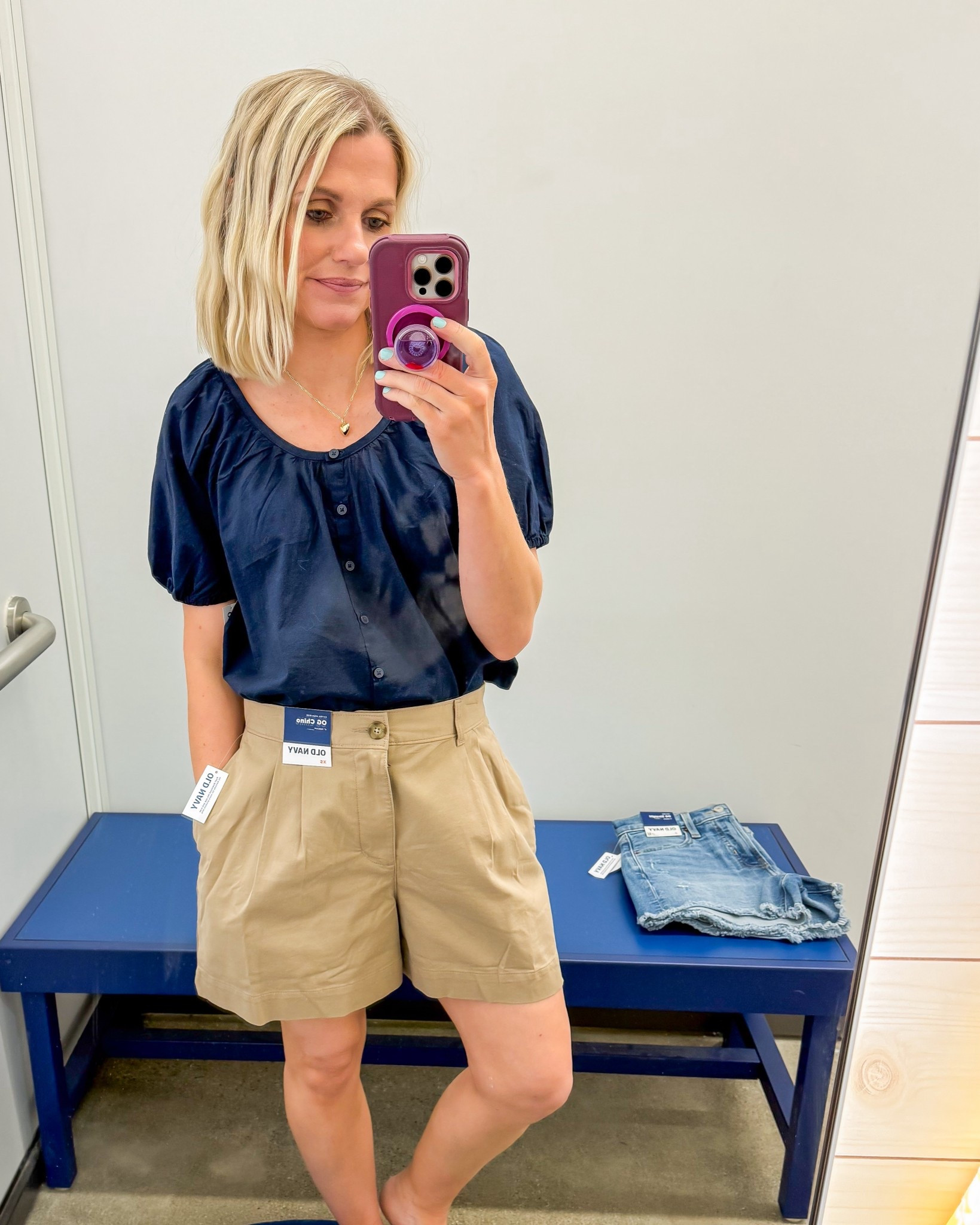 I love chino shorts, but this pair seemed to run big. I’m wearing an xs  

#LTKPetite #LTKSeasonal #LTKSaleAlert