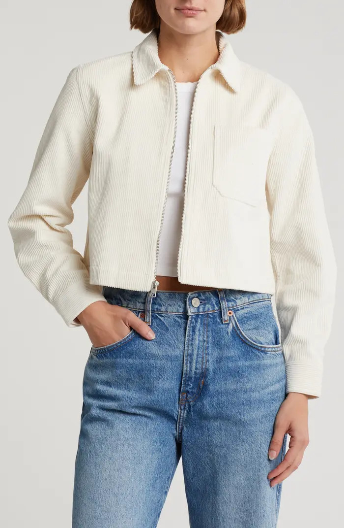 Cropped Corduroy Jacket | Nordstrom Rack