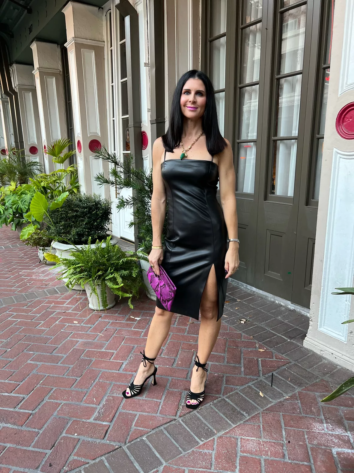 Faux Leather Dress curated on LTK