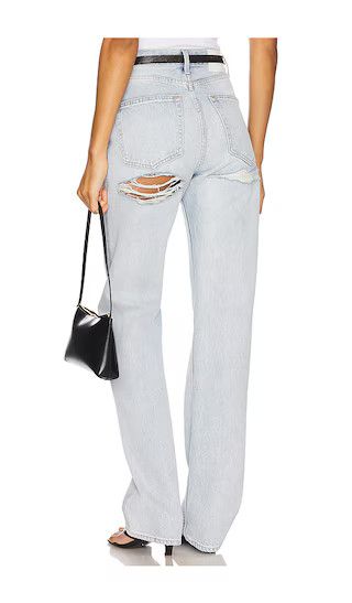 Graham High Rise Straight Jeans in Olympic Blvd | Revolve Clothing (Global)