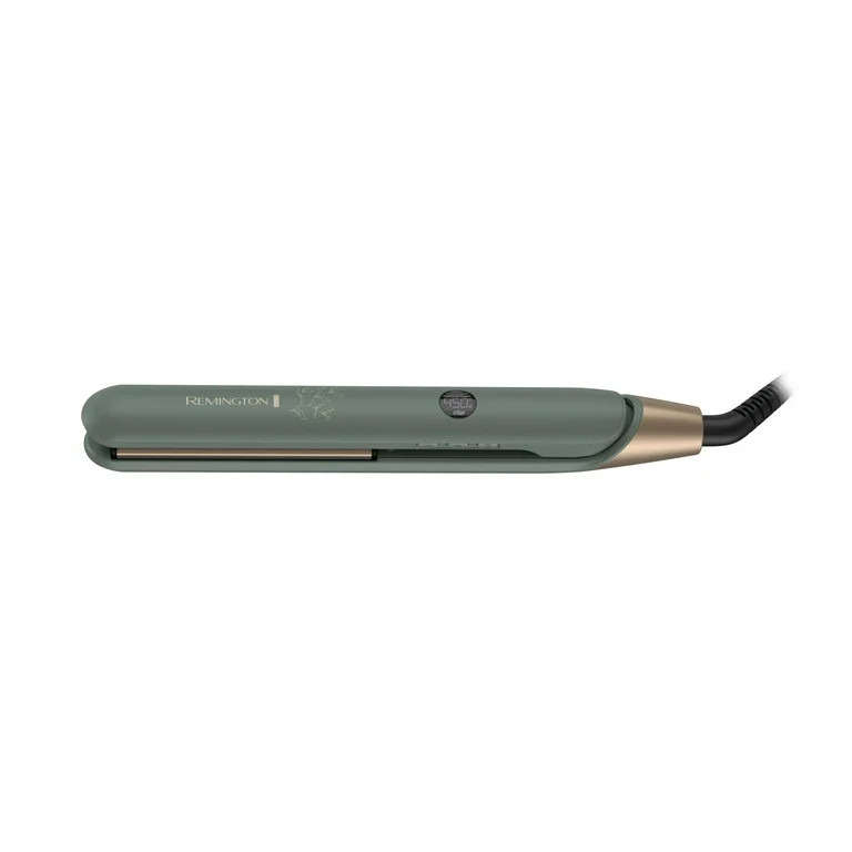 Remington Botanicals™ 1" Flat Iron, Ceramic, Micro-Conditioners, BotaniCare Setting, Green | Walmart (US)