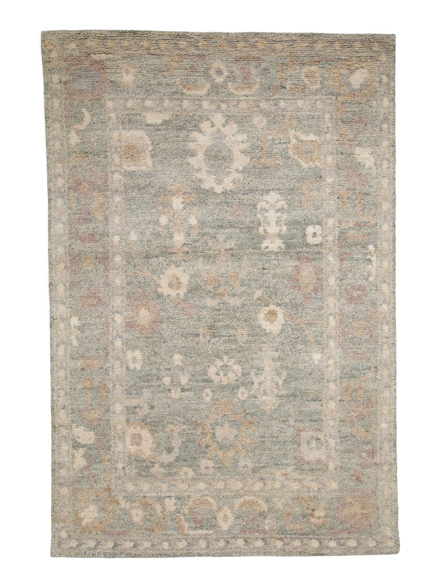 5x8 Antique Look Hand Knotted Rug | TJ Maxx