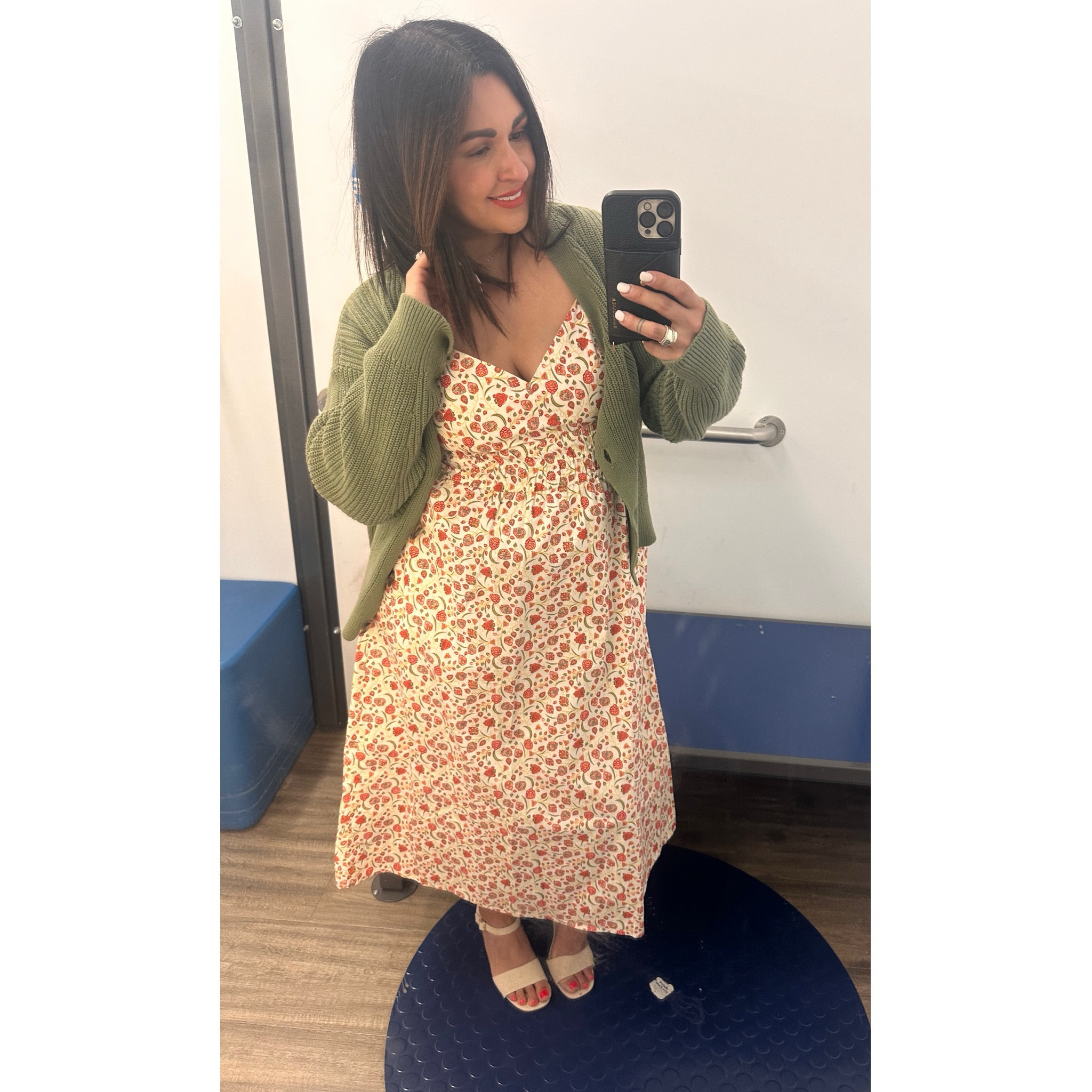 Another spring dress paired with a cardigan for those chilly mornings. A few different patterns in this midi dress. Ready for any occasion  

#LTKworkwear #LTKsalealert #LTKstyletip