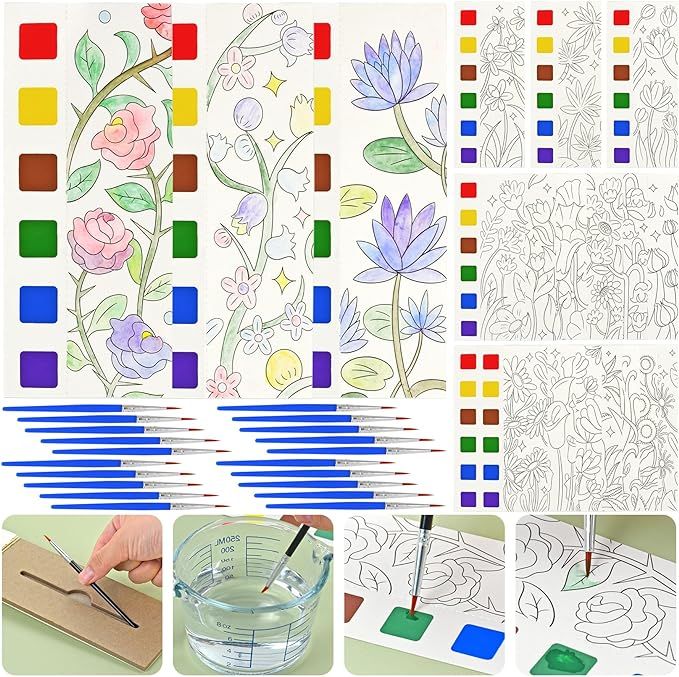 Vileafy Painting Party Favors Coloring Kit for Adults and Girls 8-12 Years Old, Great Gifts for P... | Amazon (US)