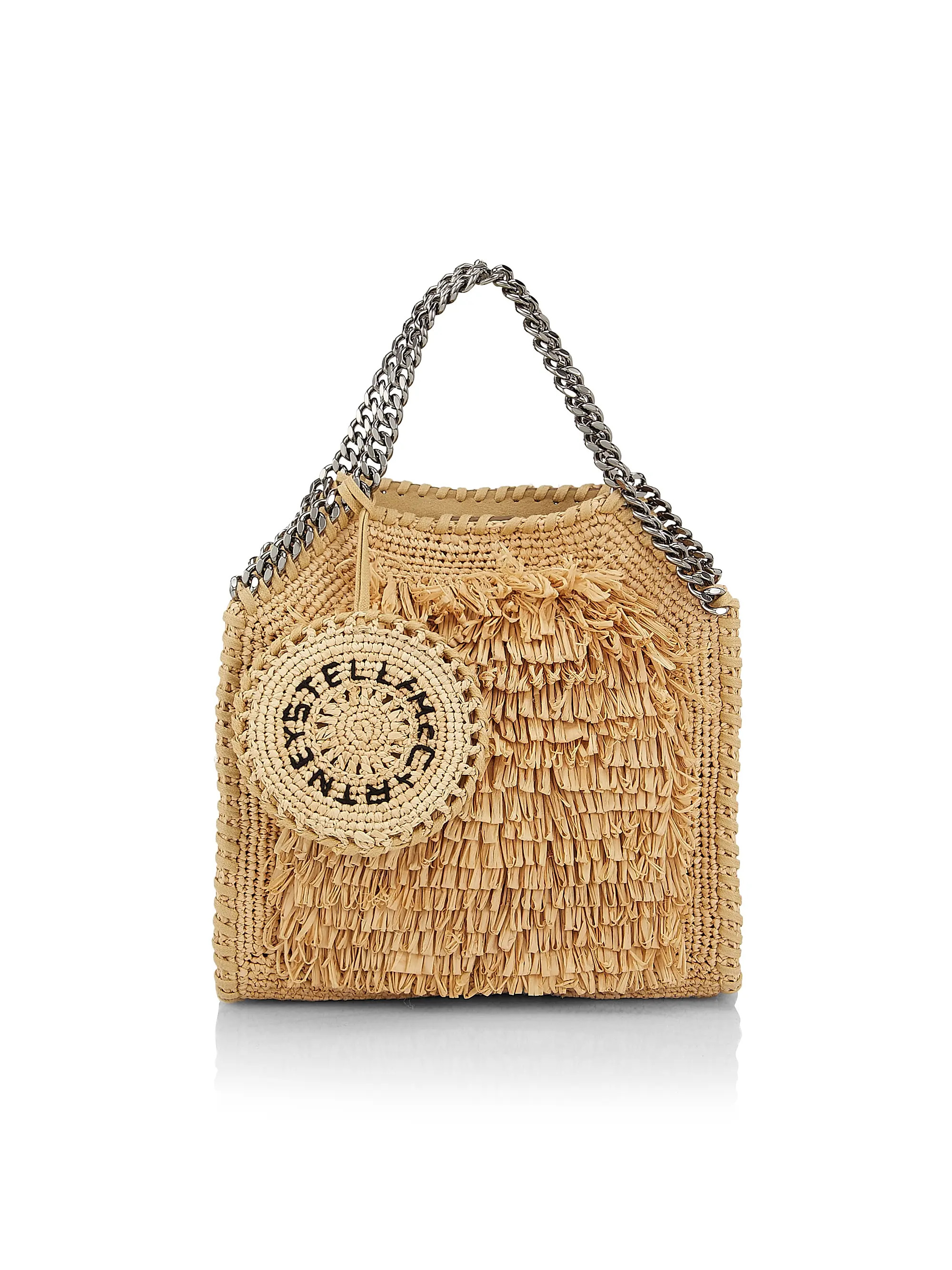 Stella McCartneyTiny Crochet Raffia Top Handle Bag | Saks Fifth Avenue