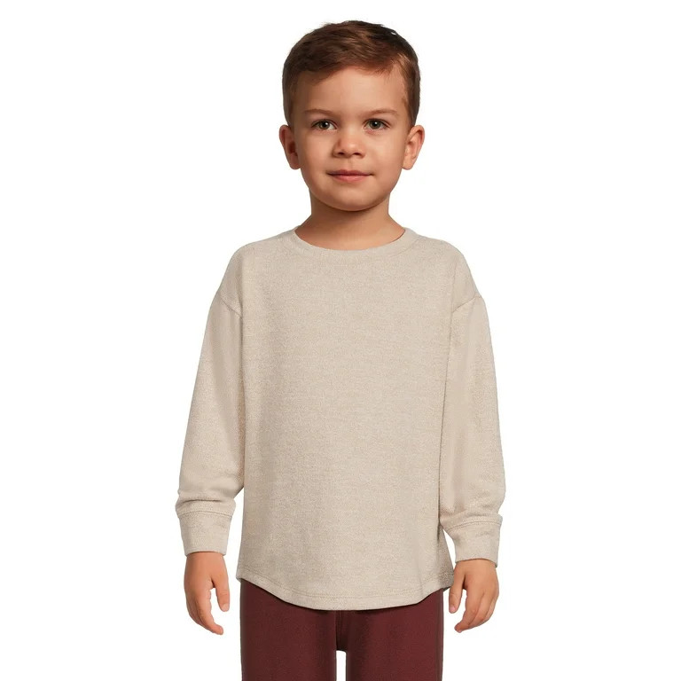 Garanimals Toddler Boy Long Sleeve Knit T-Shirt, Sizes 12M-5T - Walmart.com | Walmart (US)