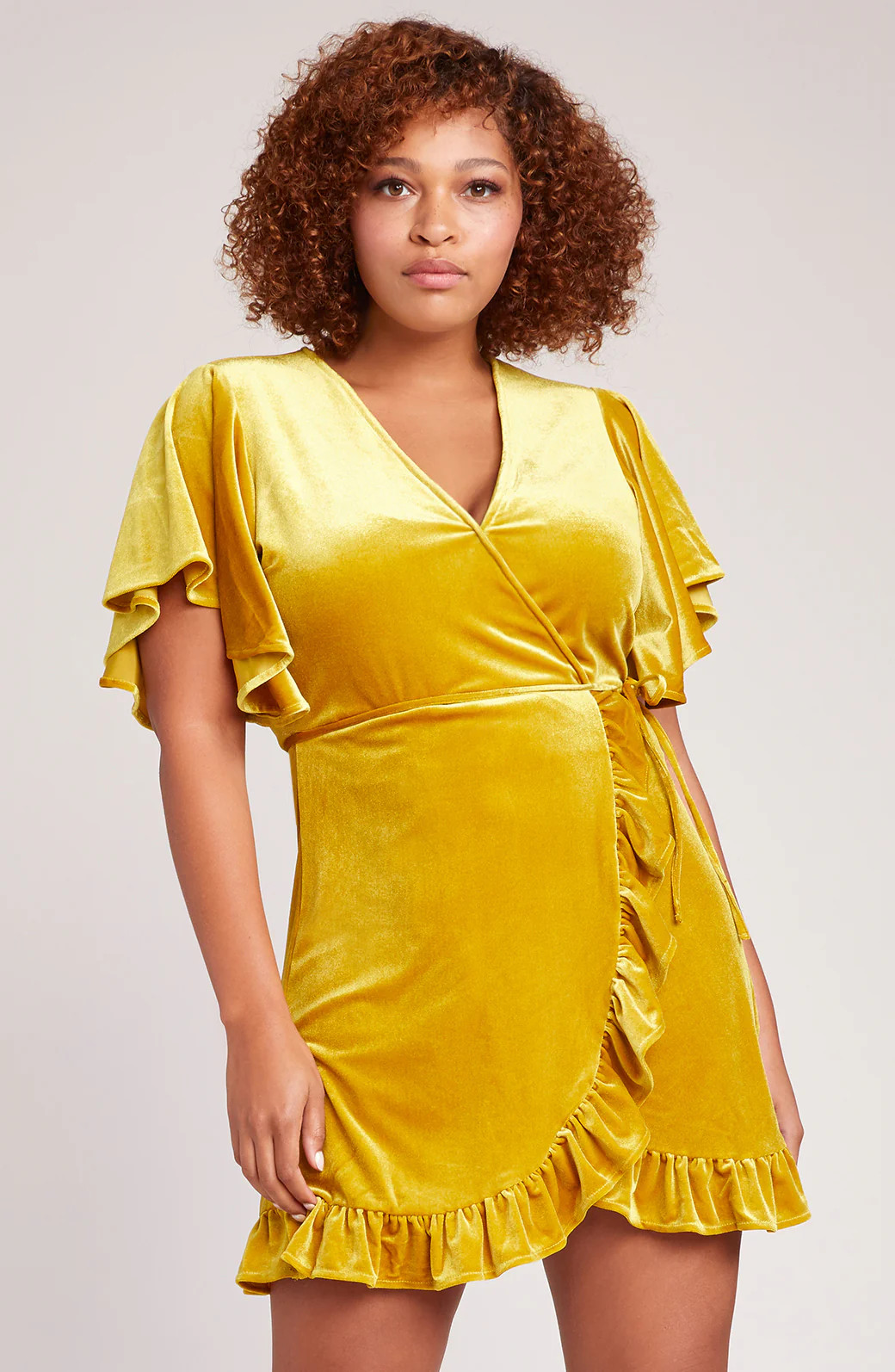 West Village Velvet Wrap Dress | BB DAKOTA