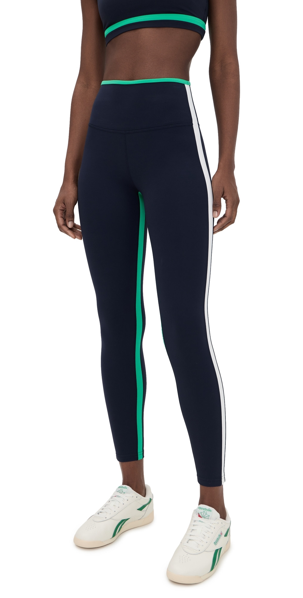Splits59 Sam Rigor 7/8 Leggings Indigo/Spearmint M | Shopbop