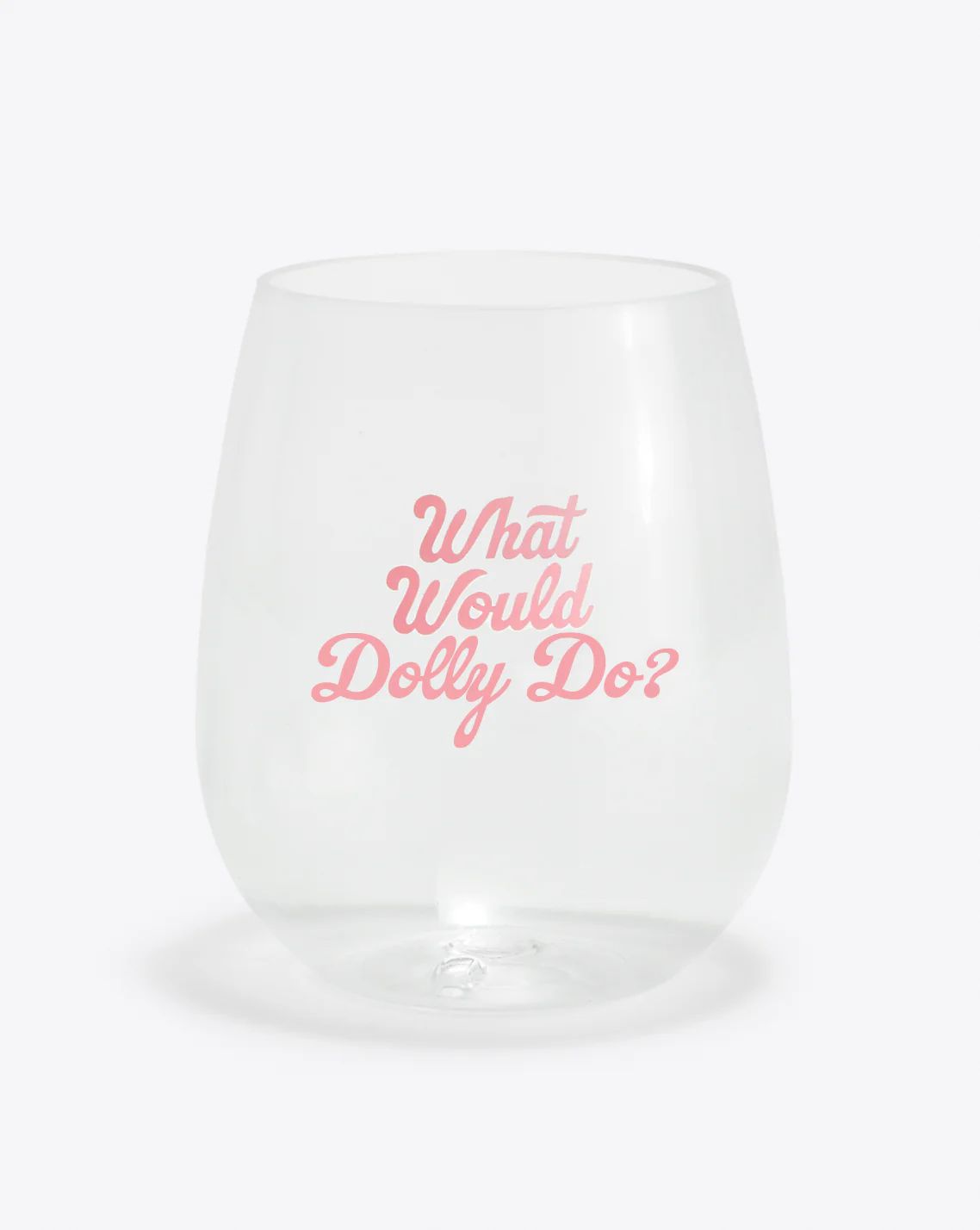 What Would Dolly Do Wine Glass | Draper James (US)