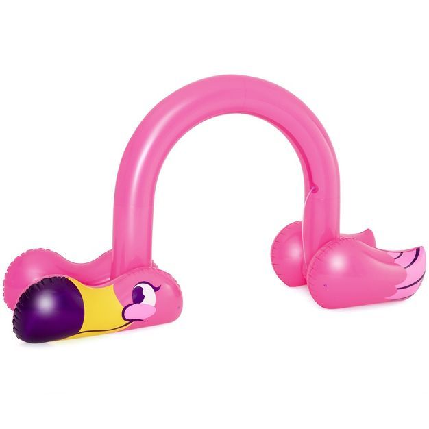 H2OGO! Over 6 Foot Tall Jumbo Pink Flamingo Inflatable Outdoor Backyard Kids and Adults Arch Rain... | Target