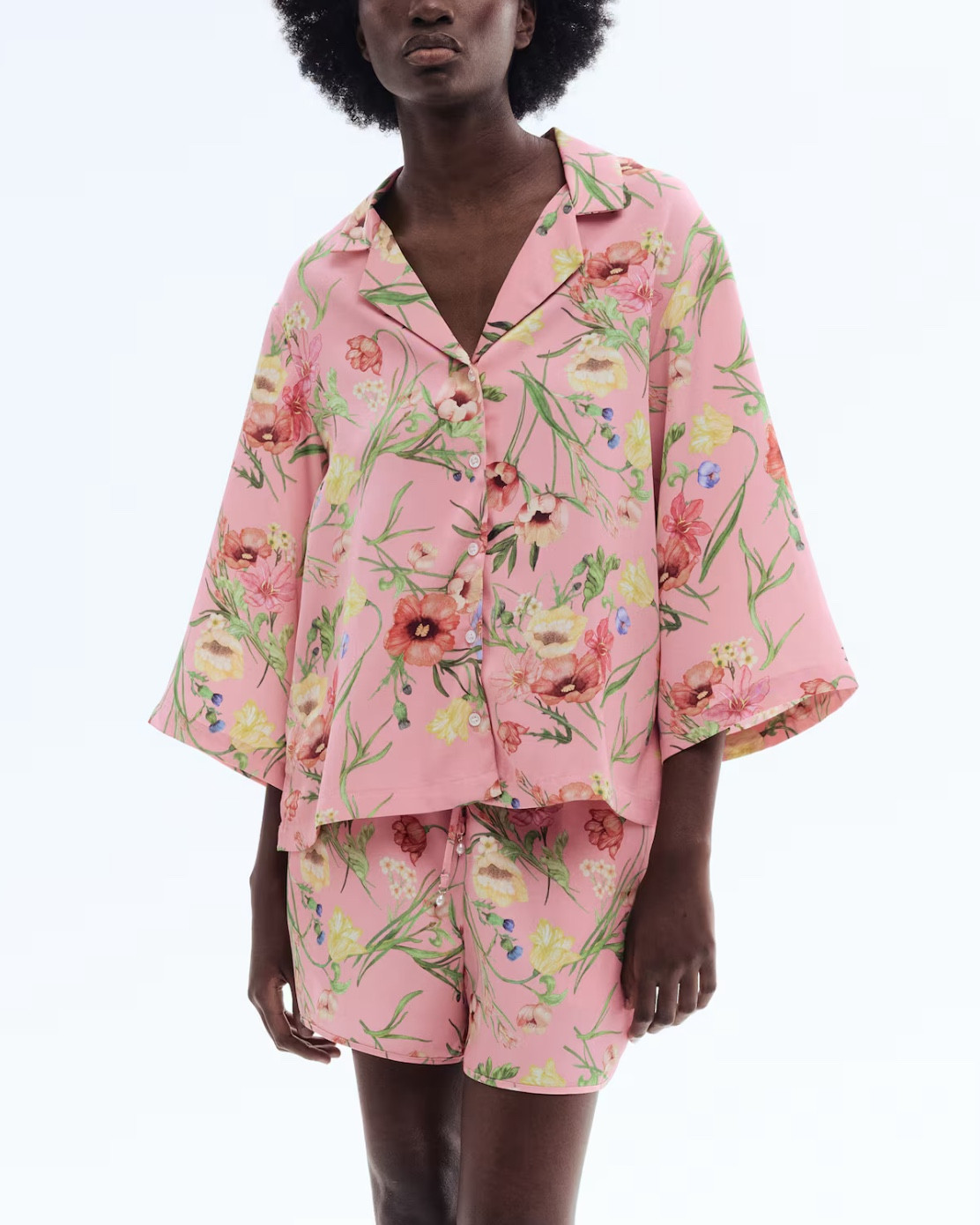 Pink floral shirt and shorts matching set 
Beach vacation outfit
Resort wear 


#LTKSeasonal