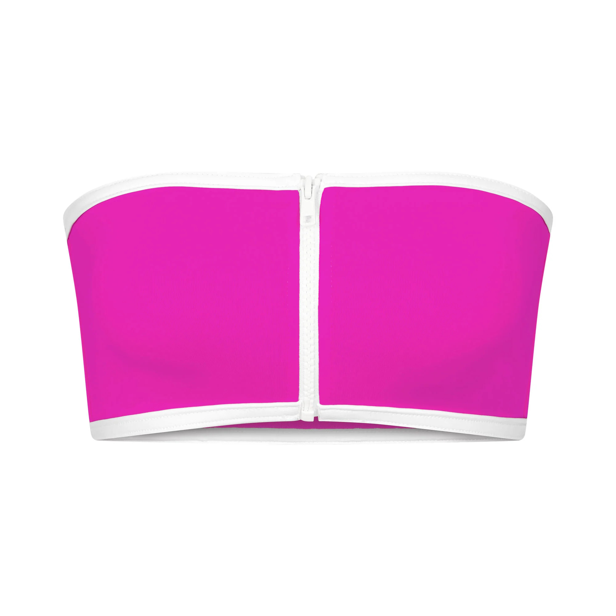 ZIP-UP SWIM BANDEAU TOP | SKIMS (US)