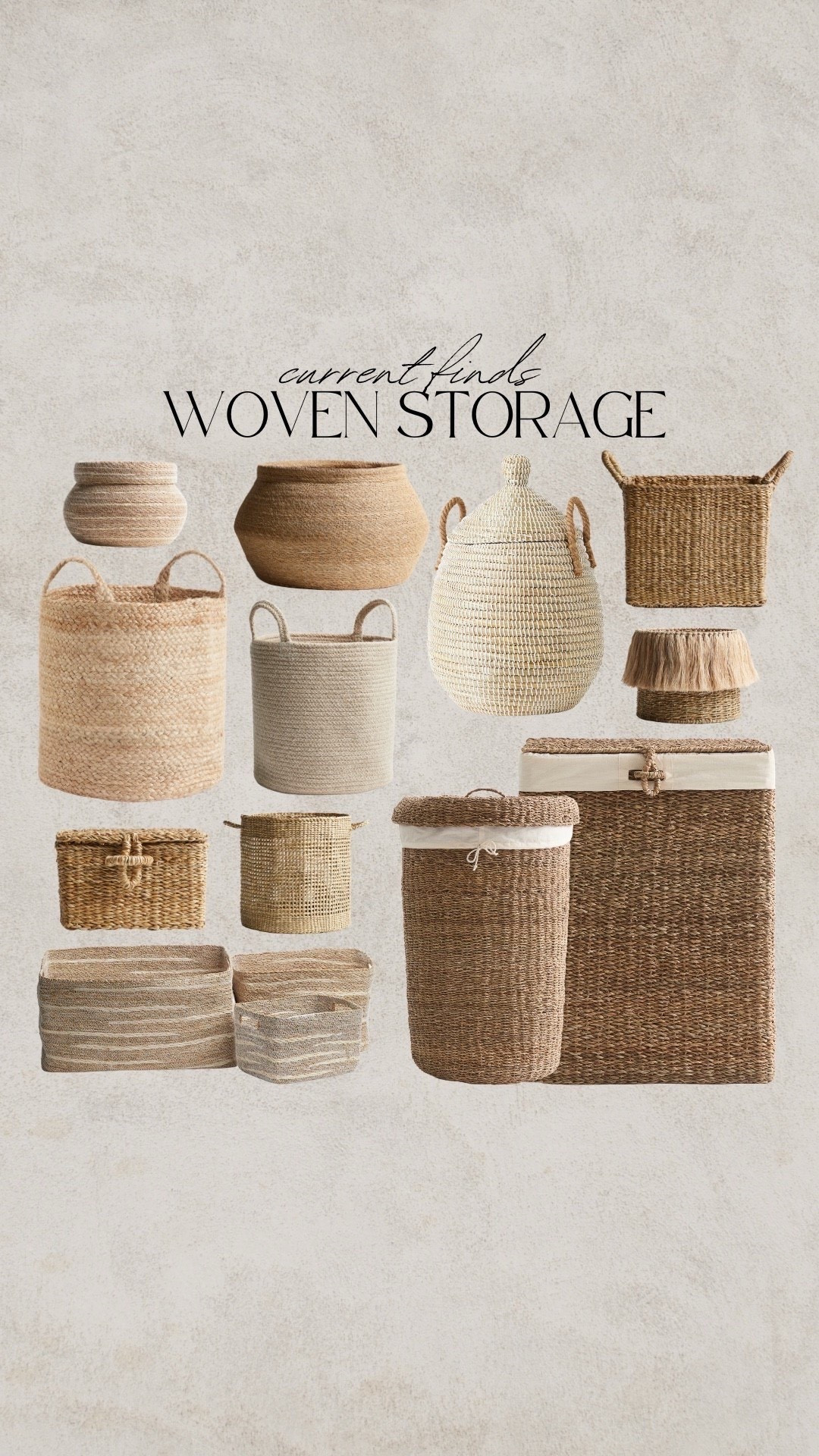 Woven storage, woven hamper, seagrass storage, straw storage, storage basket, seagrass basket, straw box, storage box, seagrass laundry basket, jute basket, jute laundry basket, storage basket, braided storage basket, cotton storage basket

#LTKHome #LTKFindsUnder50 #LTKSaleAlert

#LTKFindsUnder100 #LTKHome #LTKSaleAlert