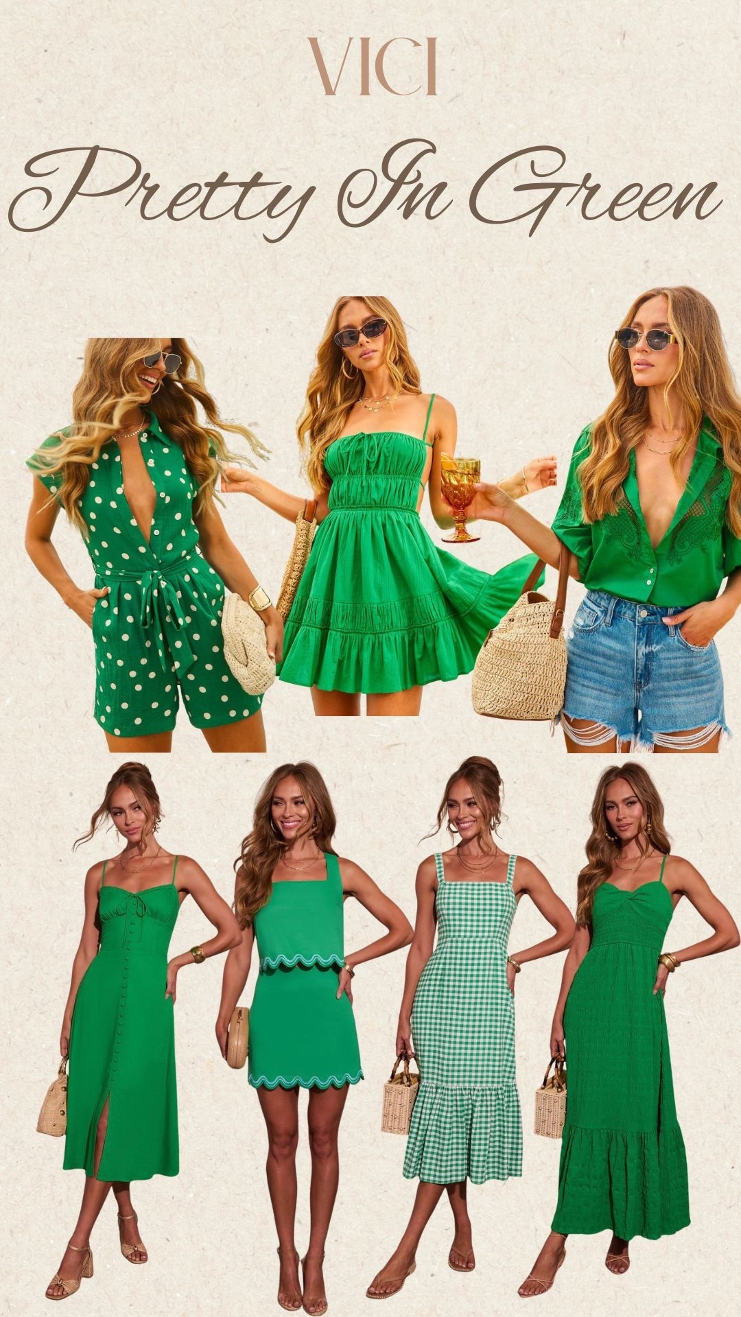 New items from @VICI 
Save 35% with code AGGISAVE35

#vici #green #spring #summer #dress 

#LTKMothersDay #LTKgrwm #LTKootd