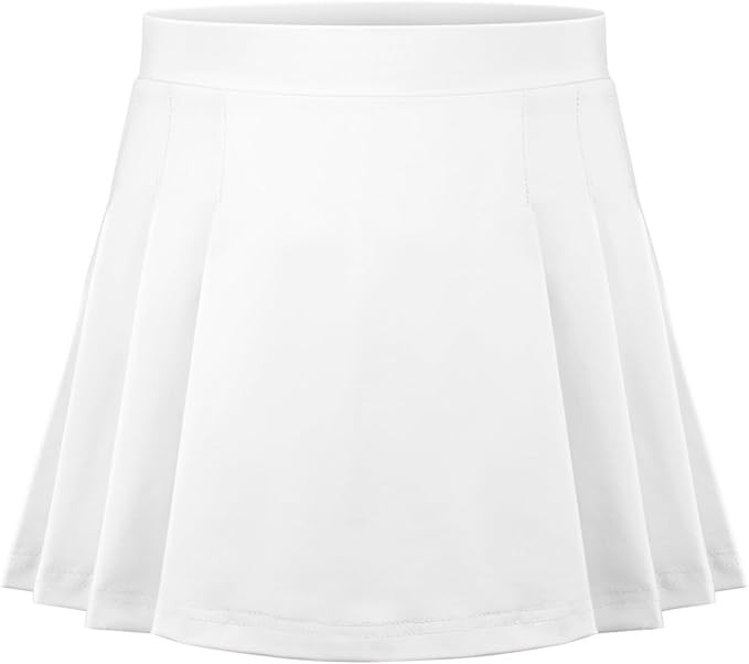 Girls Tennis Skirt Kids Pleated Tennis Skirt with Shorts Pockets Toddler Athletic Golf Skort 4-15... | Amazon (US)