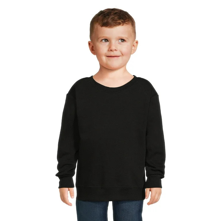Garanimals Toddler Boy Long Sleeve Fleece Sweatshirt, 3-Pack, Sizes 2T-5T | Walmart (US)